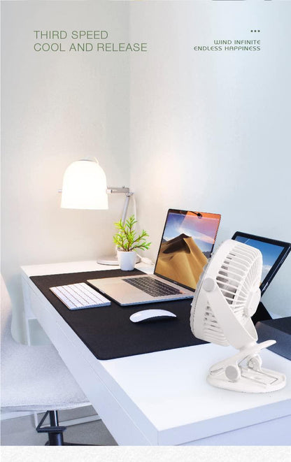 CoolClip™ - USB Portable Desk Fan